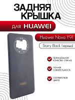 Задняя крышка для Huawei Nova Y91 (STG-LX1) черный (Starry Black)