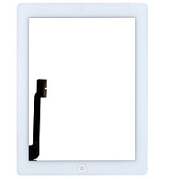 Тачскрин для IPad 3 / 4 в сборе белый