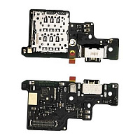 Шлейф (плата) для Xiaomi Redmi Note 14 4G (24117RN76O/24117RN76G) системный разъём / SIM / микрофон