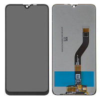 Дисплей для Samsung A107 (A10S) в сборе с тачскрином черный (Премиум)